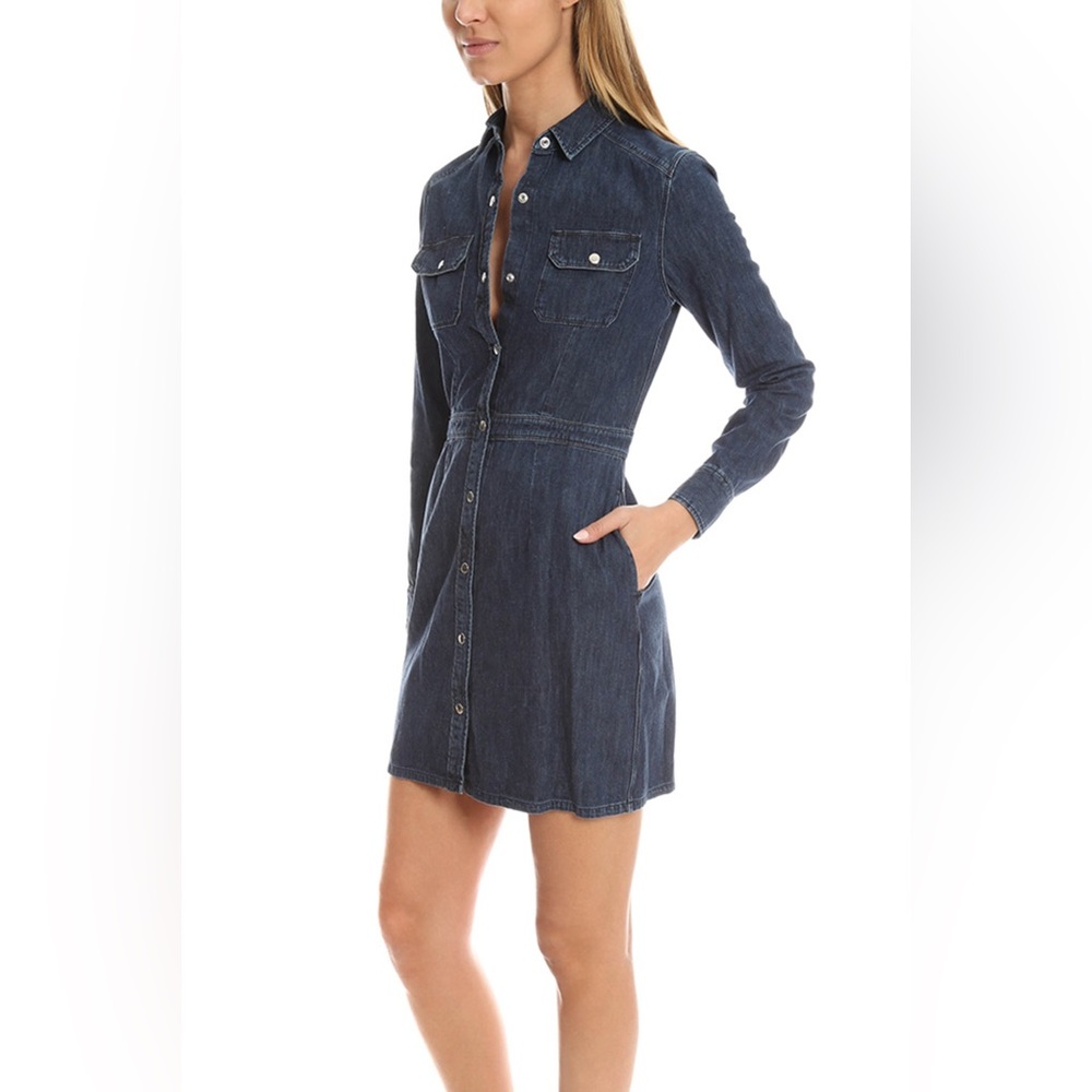 rag & bone Dark Blue Long‎ Sleeve Dress